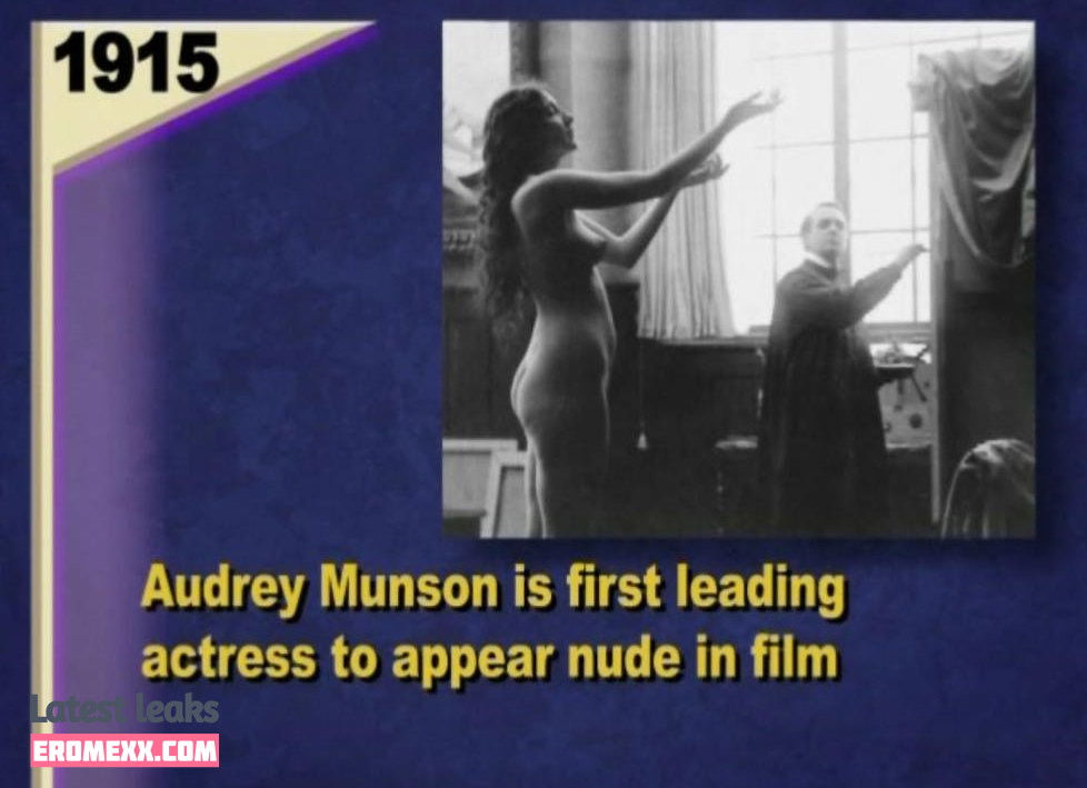 Latest Leaks Audrey Munson Nude #1 - Erome